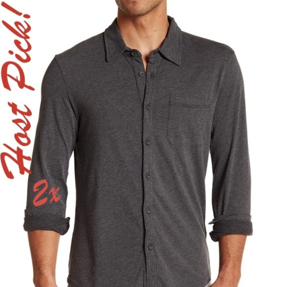 MODODOC Long Sleeve Shirt Cotton Knit Men's NEW NWT Soft Cozy 🎉HP🎉 - Picture 2 of 11